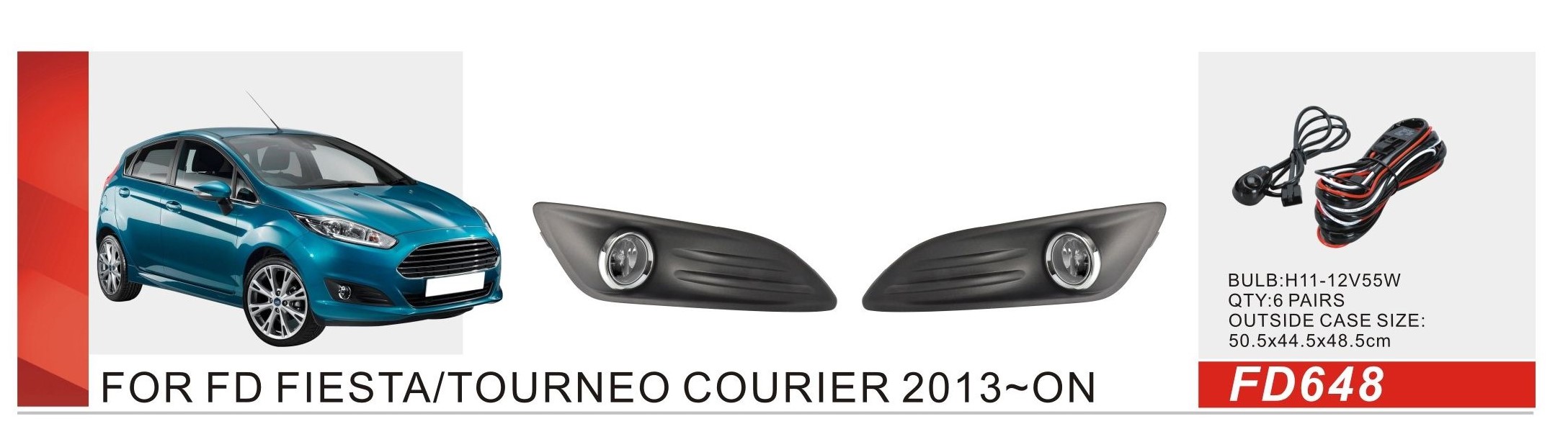 ���� ���. ������ Ford Fiesta 2013-17/FD-648/H11-12V55W/e�.��������