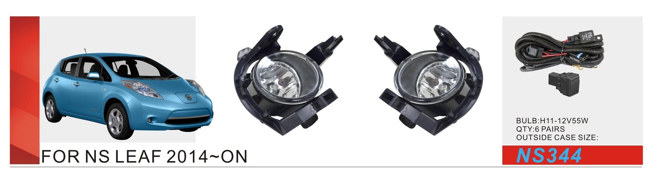 ���� ���. ������ Nissan Leaf 2012-17/NS-344/H11-12V55W/e�.��������