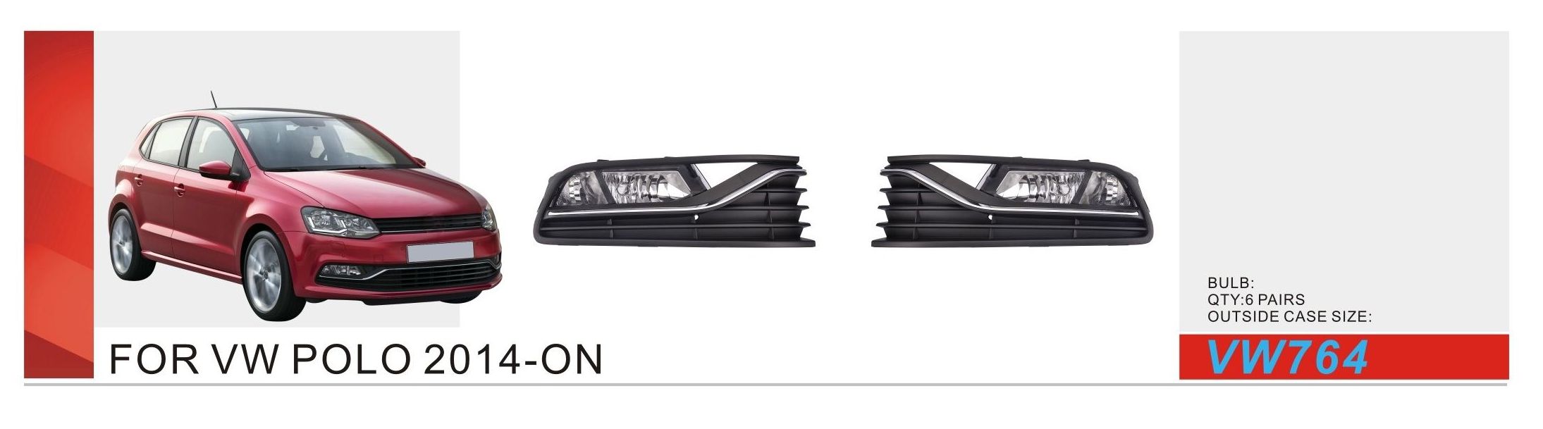 ���� ���. ������ VW Polo 5 2014-17/VW-764/H8-12V35W/e�.��������