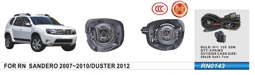 ���� ���. ������ Renault Duster 2010-15/Sandero 2007-10/RN0143/H11-12V55W/e�.��������