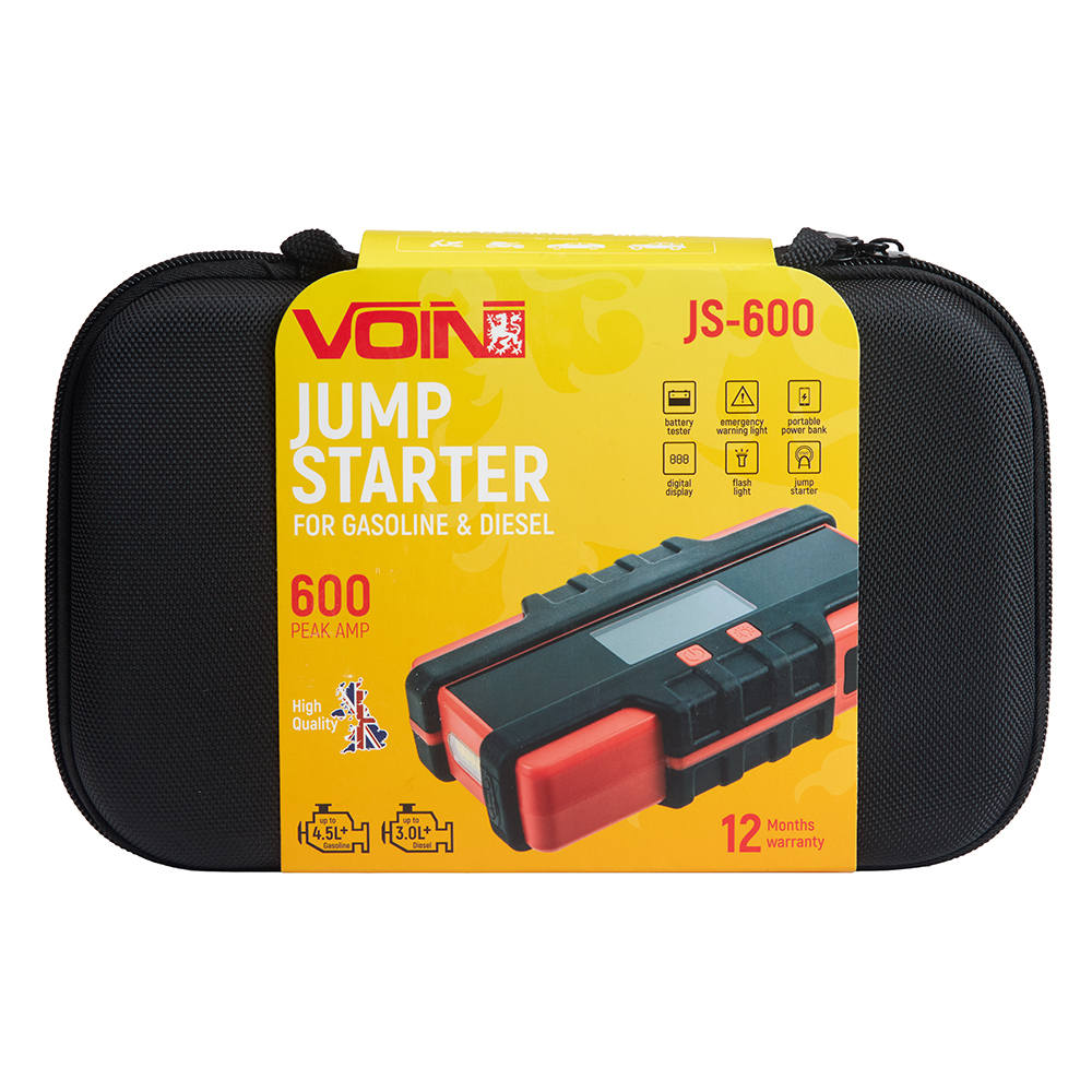 �����-�������� ������� VOIN JS-600 12000mAh/44,4Wh/12V START-300A/600A/�����