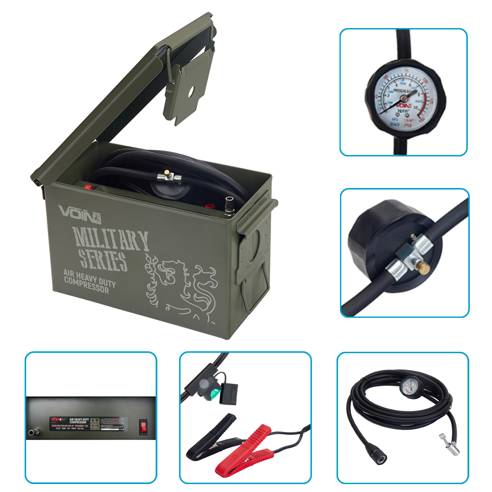 ��������� ������������ "VOIN" VM-070 "MILITARY SERIES" 150psi/25A/90�/������