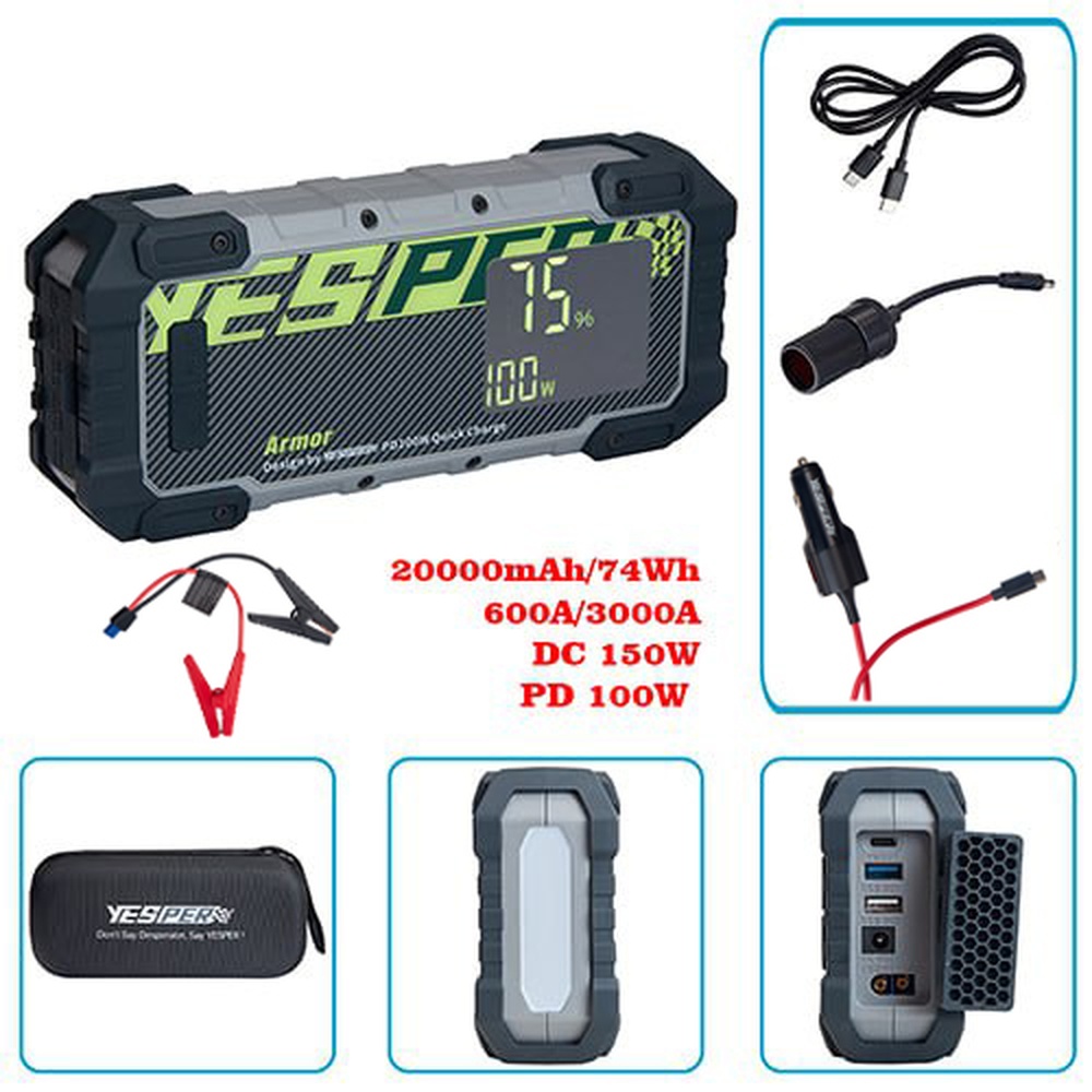 �����-�������� ������� ARMOR JS-700 20000mAh/74Wh/12V START-600A/3000A/DC 150W/�i����