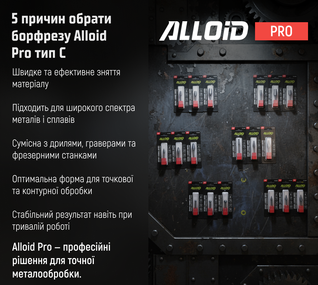Alloid Pro. �������� ������������� �� ������, ��� C, D-10��, d-6��, L-65��