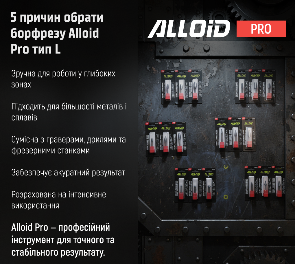 Alloid Pro. �������� ������������� �� ������, ��� L, D-12��, d-6��, L-73��