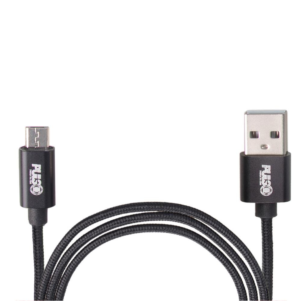 ������ PULSO USB - Micro USB 3�, 2m, black (������ �������/�������� �����)