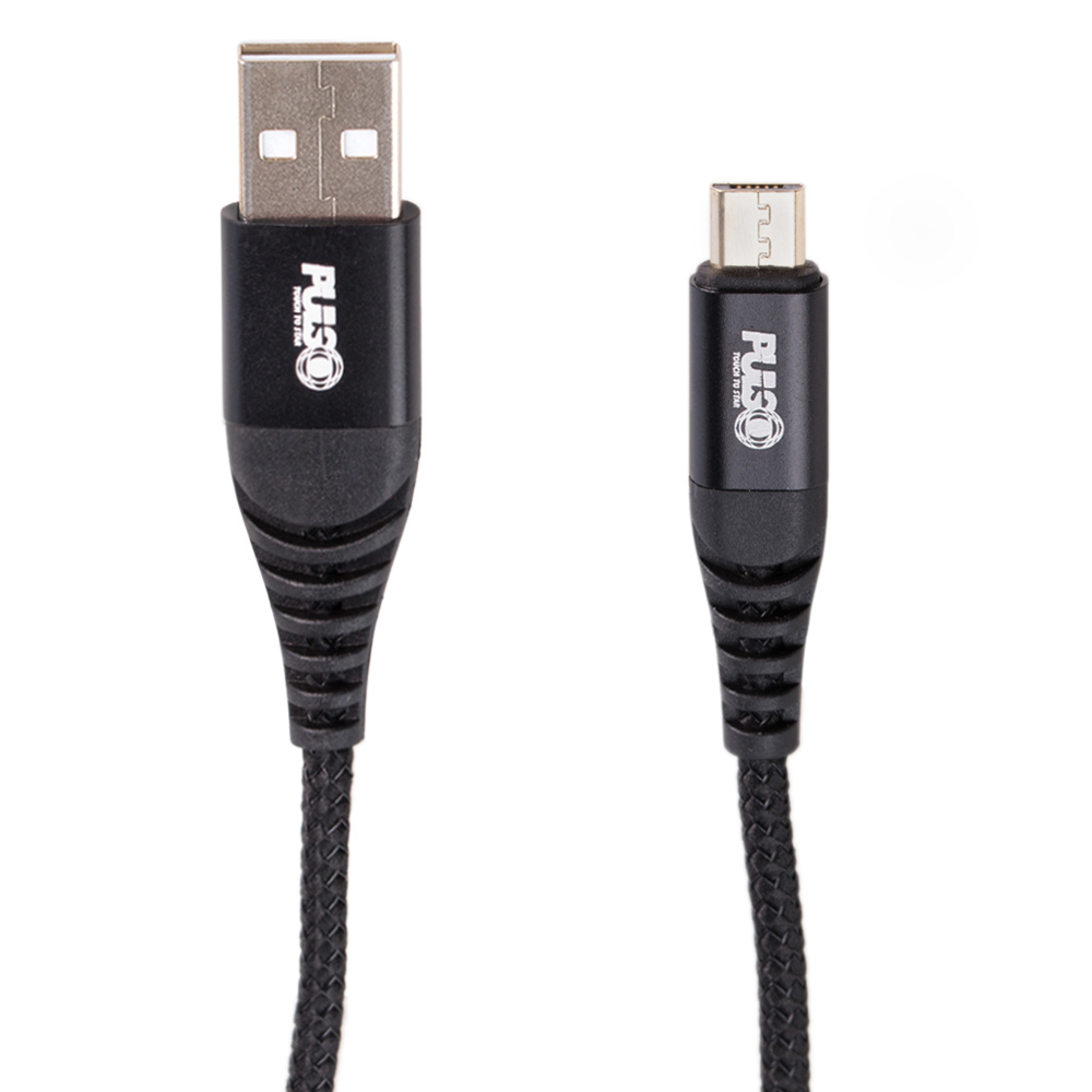������ PULSO USB - Micro USB 3�, 2m, black (������ �������/�������� �����)