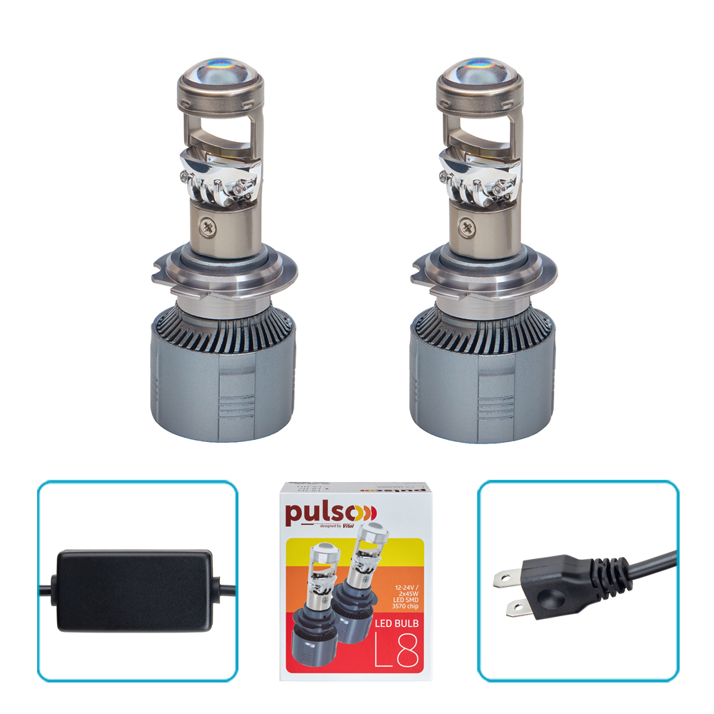 ����� PULSO L8-H7/3570 chip/12-24v/2*45W/10800Lm/6500K