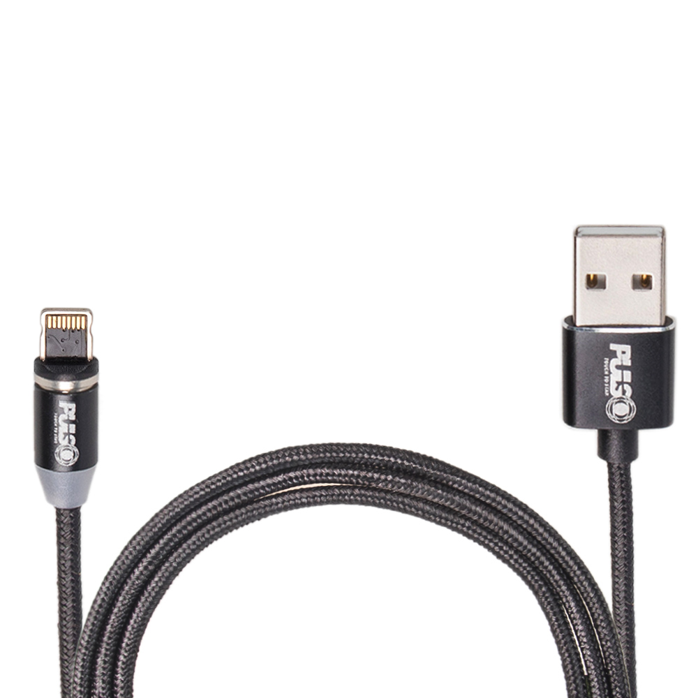 ������ ��������� PULSO USB - Lightning 2,4�, 1m, black (����� �������)