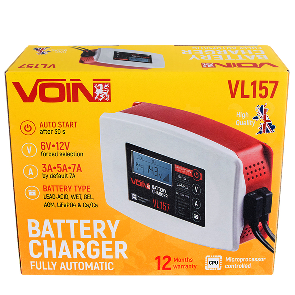�������� ������� VOIN VL-157 6&12V/3-5-7A/3-120AHR/LCD/I���������