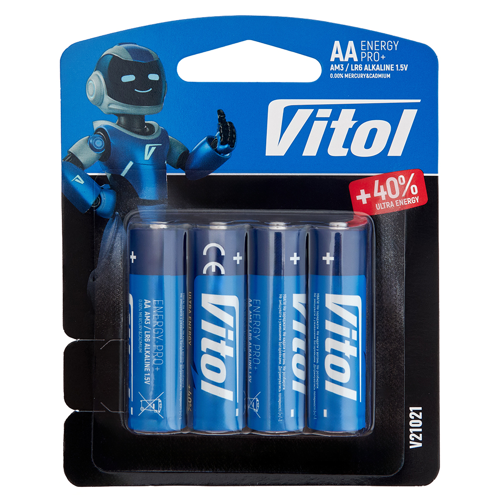 ��������� Vitol V21021 ������� �������� LR06 AA (4/48 ��)