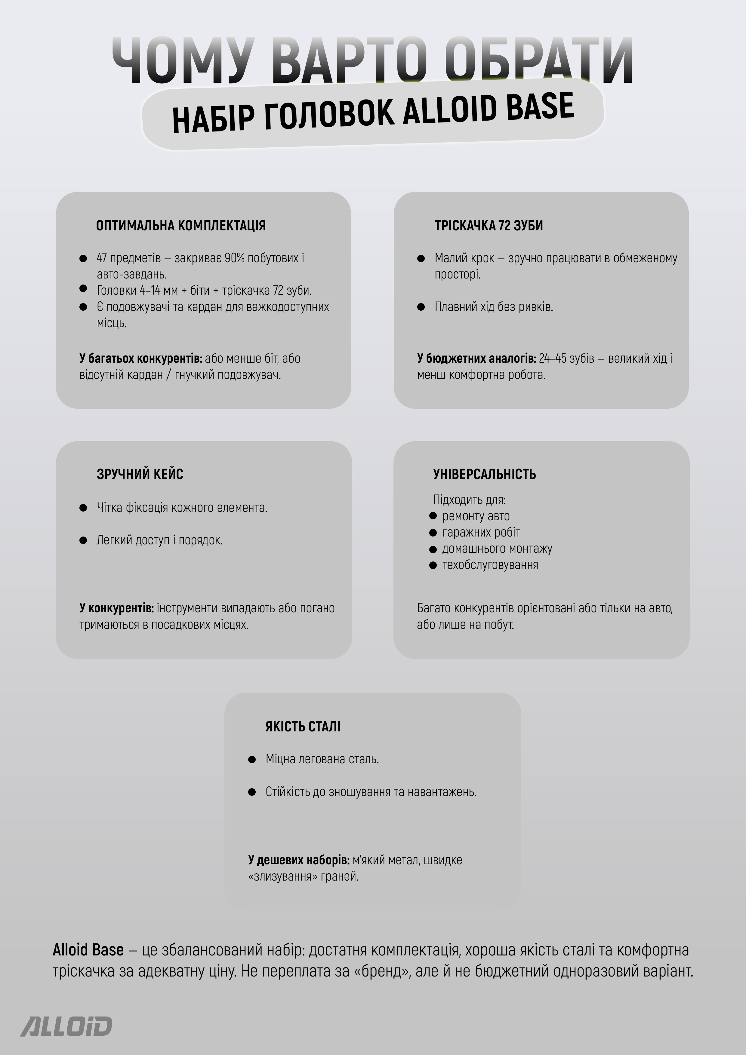 Alloid Base. ���� ������� 1/4", 47 �����.  4-14 ��.