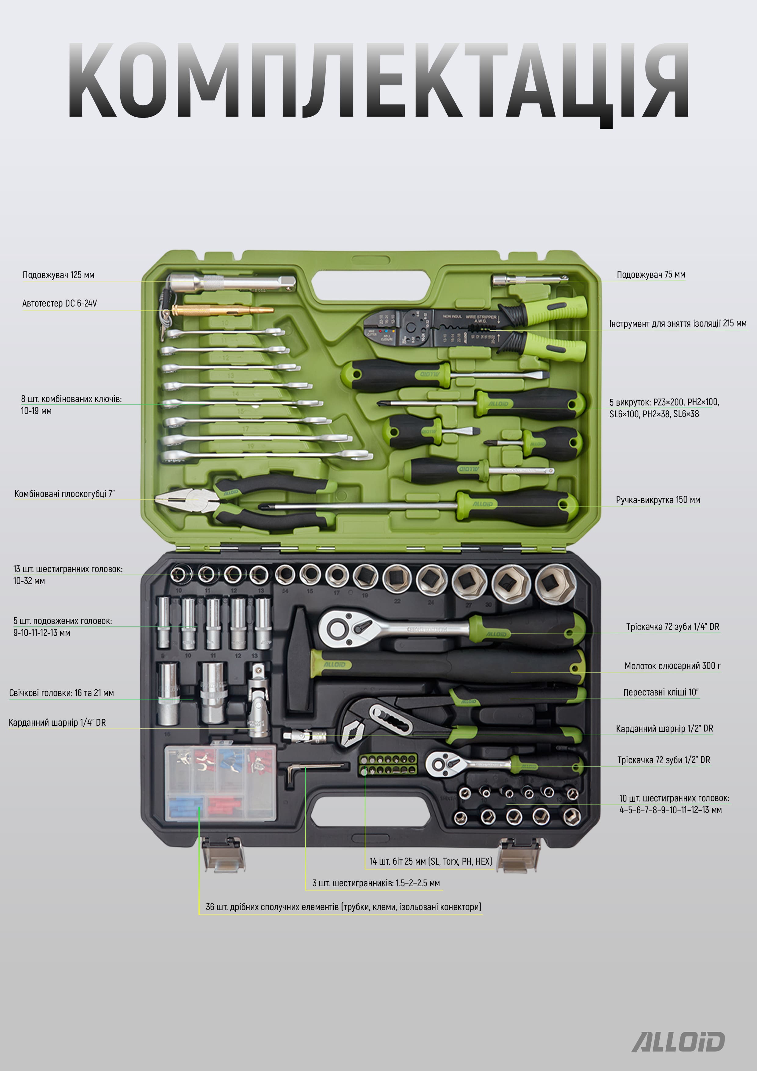 H��� �����������  Alloid 1/2" � 1/4" 6-��. 109  �������i�