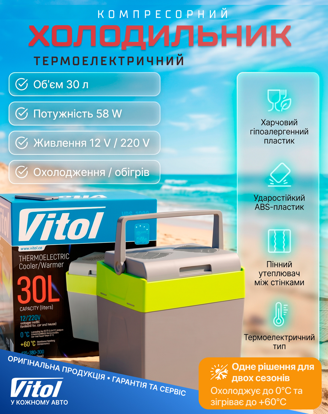 ����������� ������� 30 � VBS-1030 12V/220V 58W