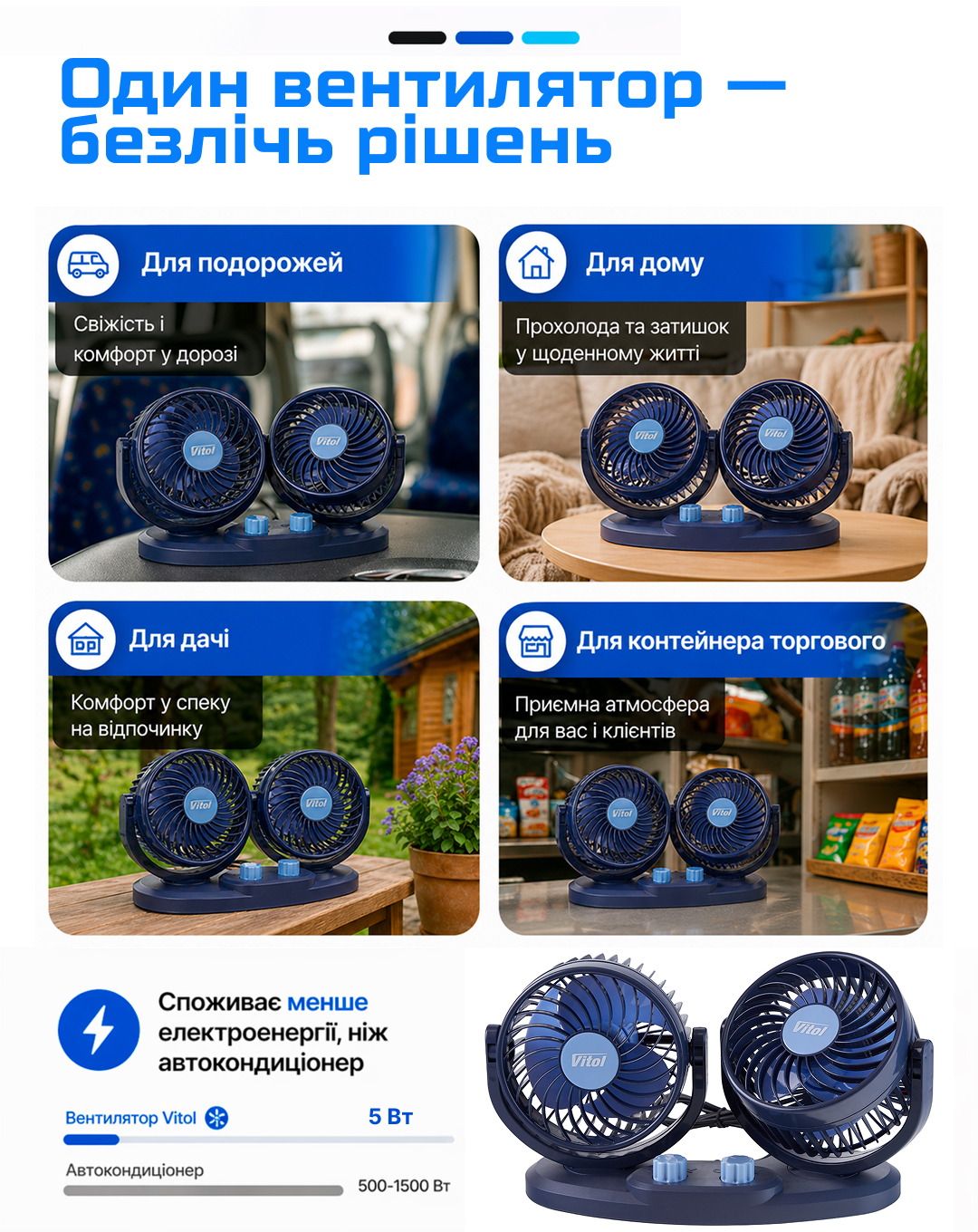 ���������� HX-U901 5" 5V 5W USB �������� �� ��������