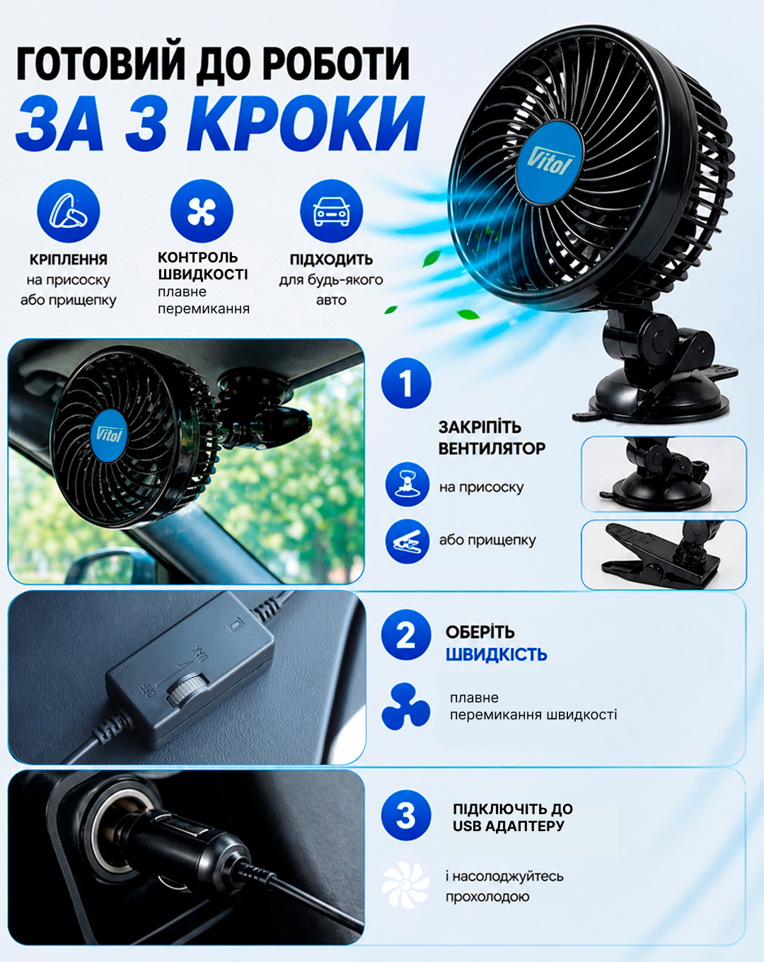 ���������� HX-U701E 4.5" 5V 4W USB  ������ �������-�  ��������