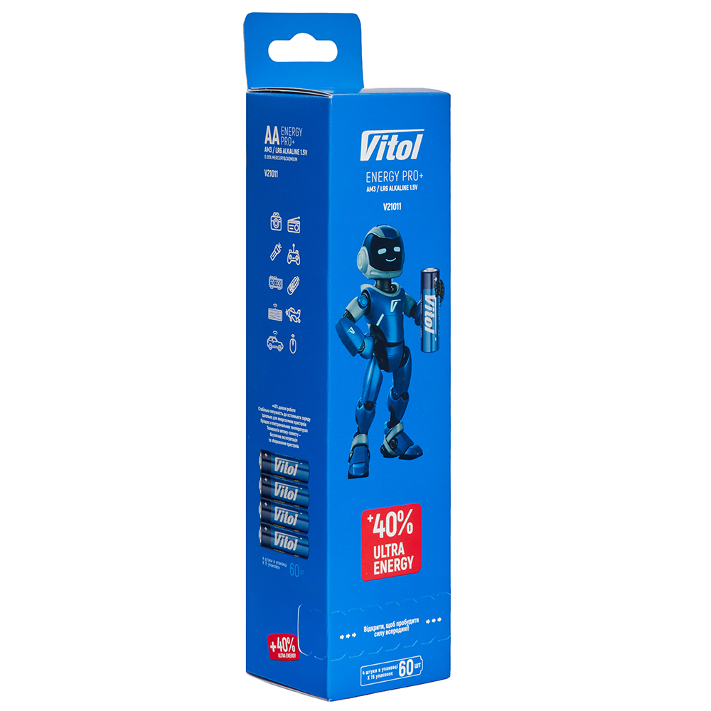 ��������� Vitol V21011 ����� LR06 AA (4/60 ��)