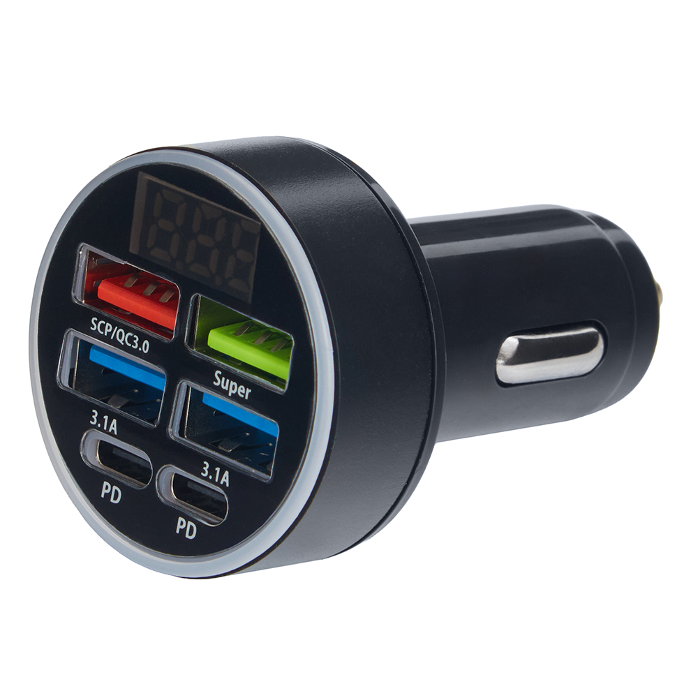 ������������ �������� ������� VOIN 36W, 4USB QC3.0 18W + 2PD 18W, 12/24V
