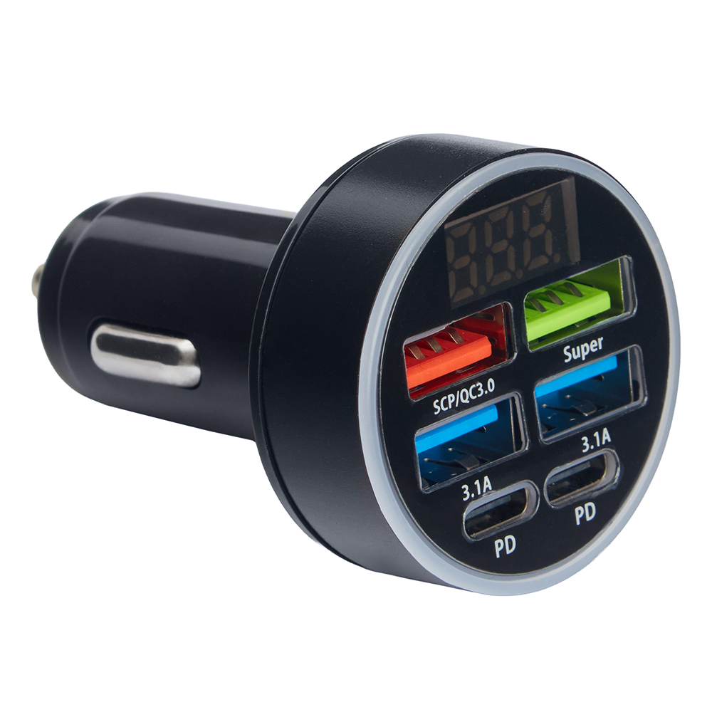 ������������ �������� ������� VOIN 36W, 4USB QC3.0 18W + 2PD 18W, 12/24V