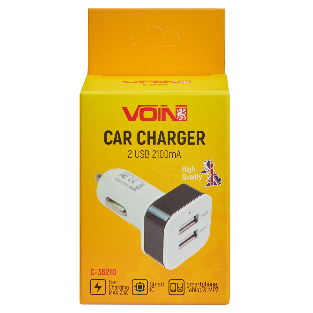 ������������ �������� ������� VOIN C-36210, 2USB (12/24V - 5V 2,1A)