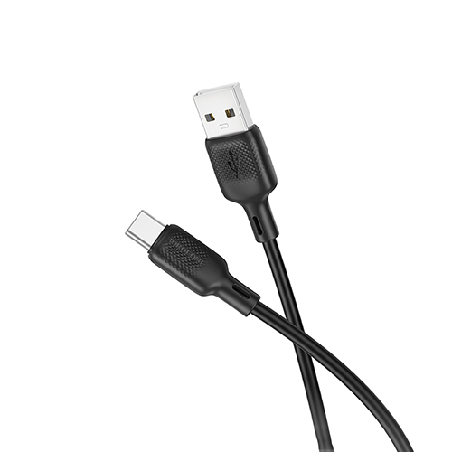 ������ BOROFONE BX113BK, USB - Type-C 3�, 3m, Black (������ �������/�������� �����)