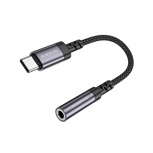 ���������� BOROFONE BV24, Type-C male - 3.5 female, 0,15�