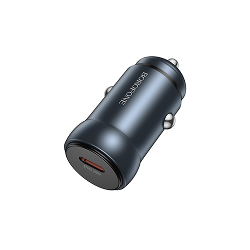 ������������ �������� ������� BOROFONE BZ32, USB-C: 30W (PD/QC/FCP/AFC) Metal gray