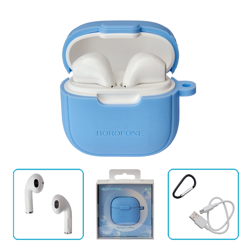 ��������� ��������� TWS BOROFONE BW29 Azure blue, bluetooth 5.3