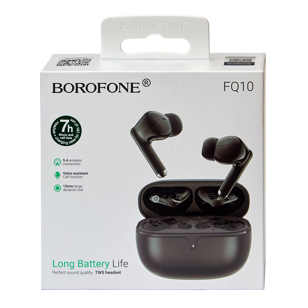 ��������� ��������� TWS BOROFONE FQ10 Black, bluetooth 5.4