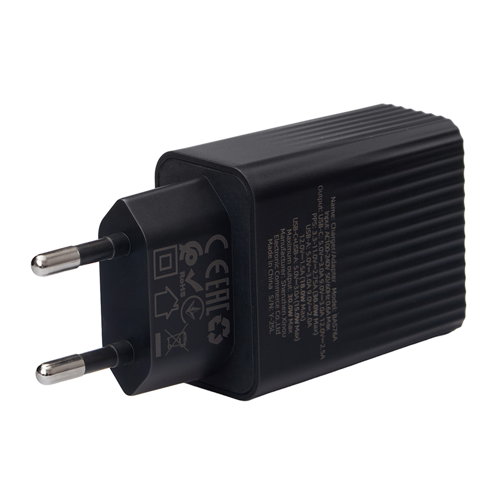 ��������� �������� �������  BOROFONE BAS76A PD30W+QC3.0 Black