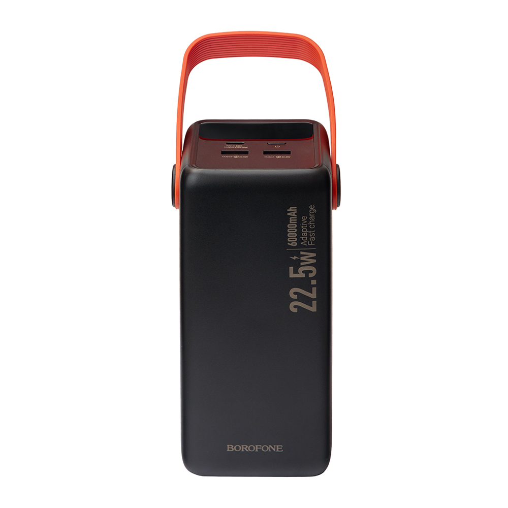 Power bank Borofone BJ66B 60000 mAh 22,5W+PD20W Black, LED �������, �������