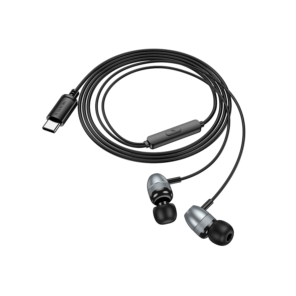 ��������� BOROFONE BM95 � ���������, Type C, 1� Metal gray