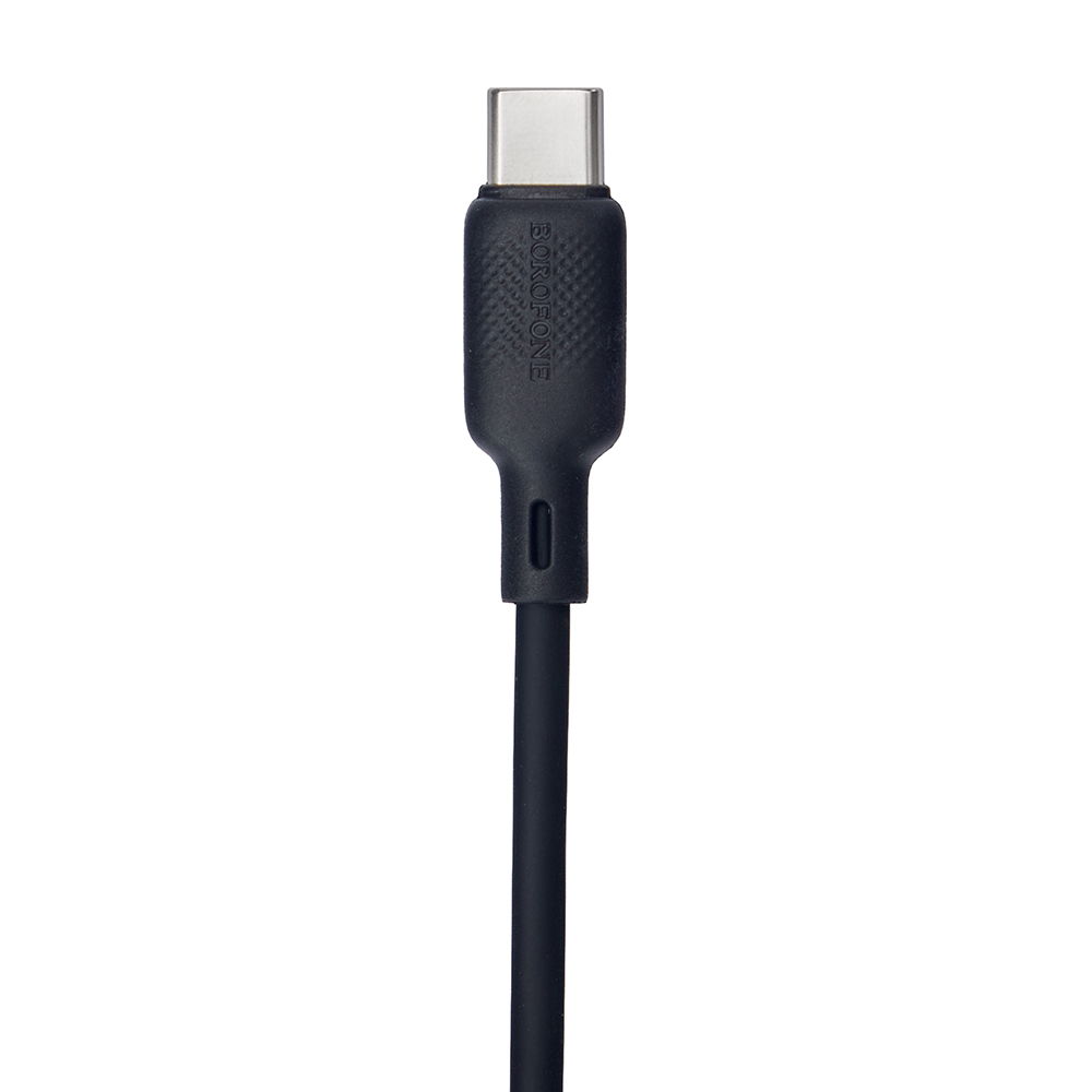 ������ BOROFONE BX113BK, USB - Type-C 3�, 1m, Black (������ �������/�������� �����)