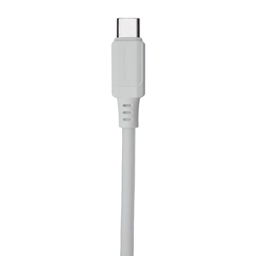 ������ BOROFONE BX115W, Type-C - Type-C 60W, 1m, White (������ �������/�������� �����)