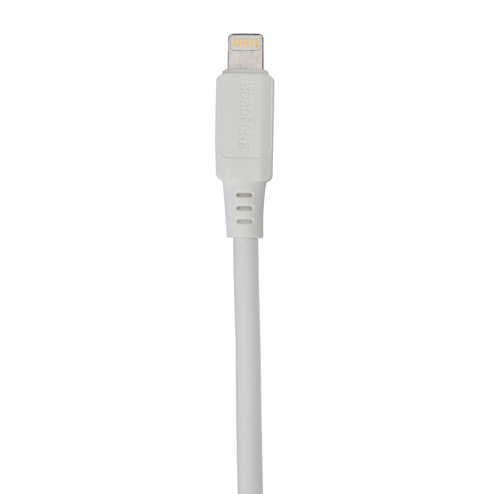 ������ BOROFONE BX115W, USB - Lightning 2.4�, 1m, White (������ �������/�������� �����)