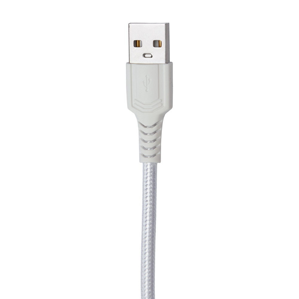 ������ BOROFONE BX116W, USB - Lightning 2.4�, 1m, White (������ �������/�������� �����)
