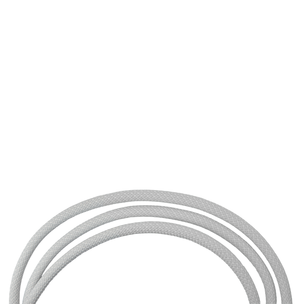 ������ BOROFONE BX117W, USB - Lightning 2.4�, 1m, White, (������ �������/�������� �����)