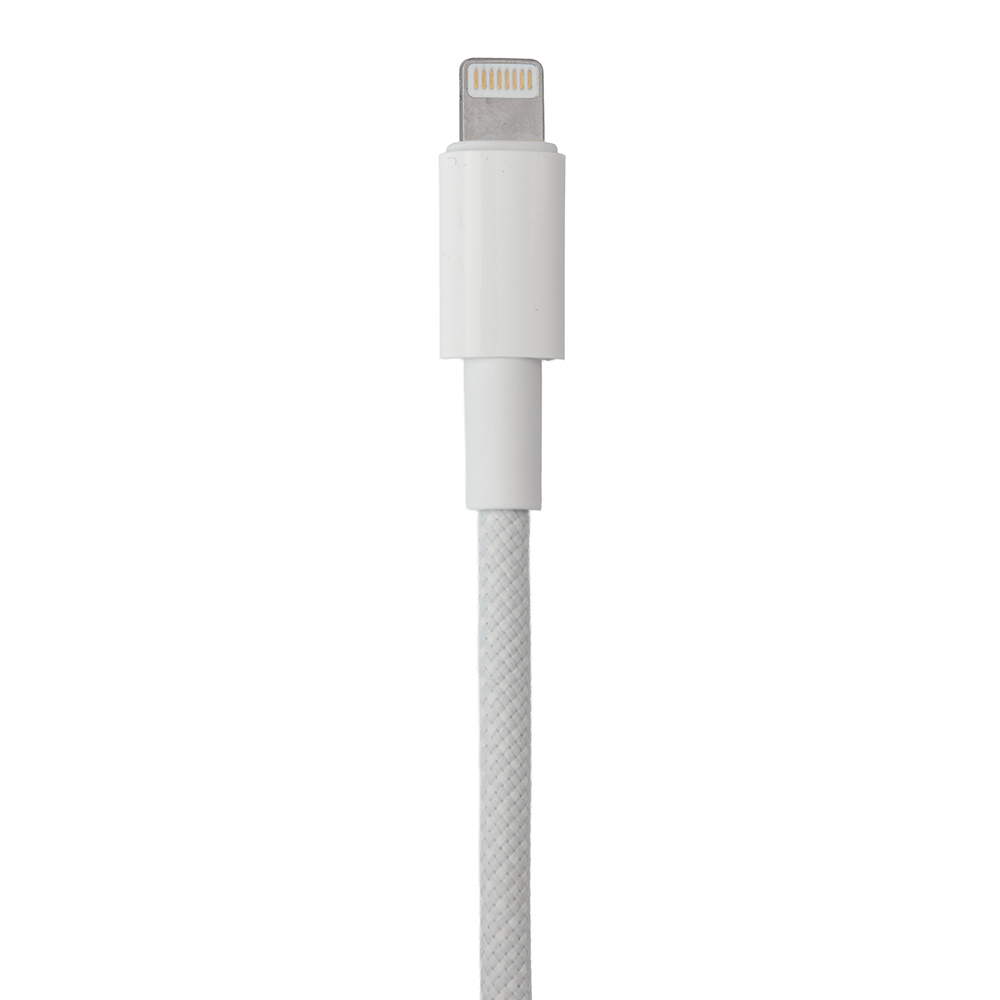 ������ BOROFONE BX117W, USB - Lightning 2.4�, 1m, White, (������ �������/�������� �����)