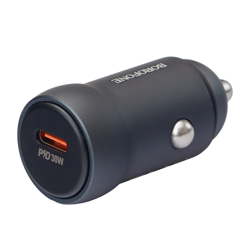 ������������ �������� ������� BOROFONE BZ32, USB-C: 30W (PD/QC/FCP/AFC) Metal gray