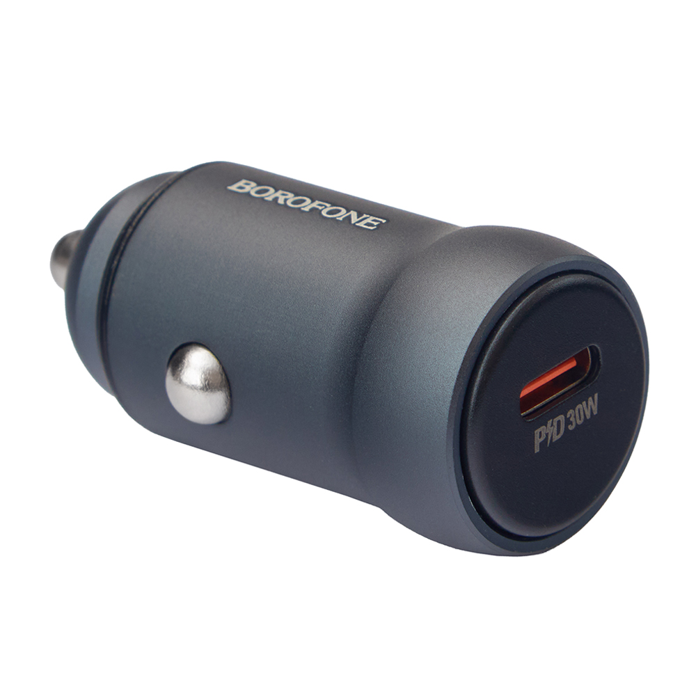 ������������ �������� ������� BOROFONE BZ32, USB-C: 30W (PD/QC/FCP/AFC) Metal gray