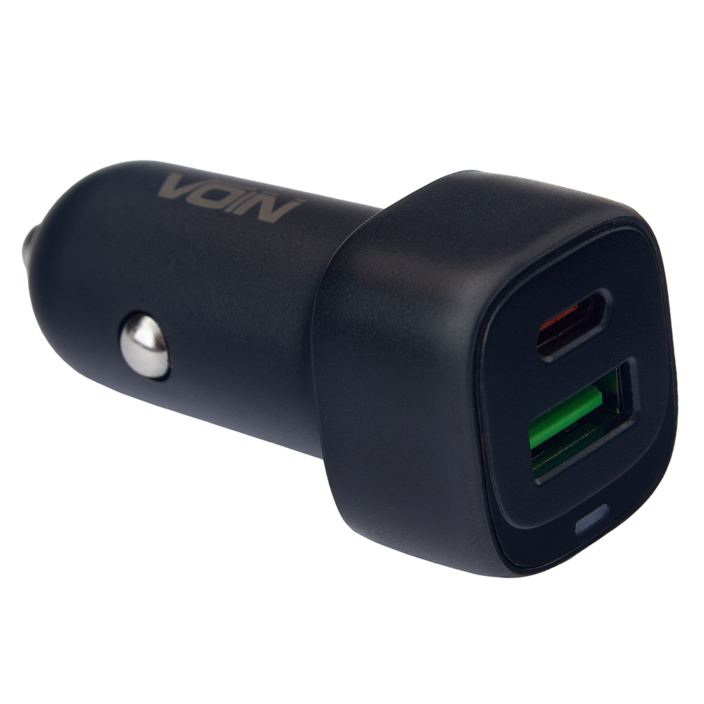 ������������ �������� ������� VOIN 38W, 1USB QC3.0 18W + 1PD 20W, 12/24V