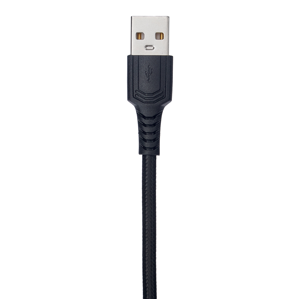 ������ BOROFONE BX116BK, USB - Lightning 2.4�, 1m, Black (������ �������/�������� �����)