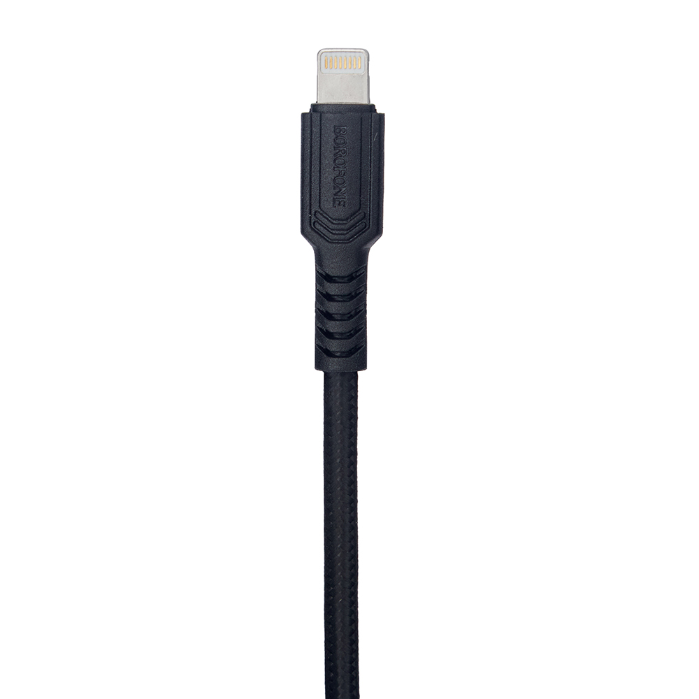 ������ BOROFONE BX116BK, USB - Lightning 2.4�, 1m, Black (������ �������/�������� �����)