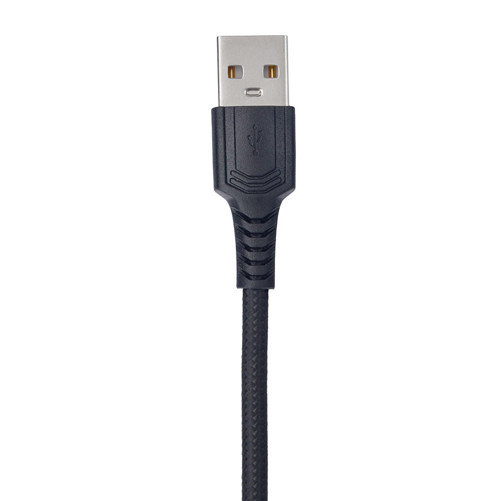 ������ BOROFONE BX116BK, USB - Type-C 3�, 1m, Black (������ �������/�������� �����)