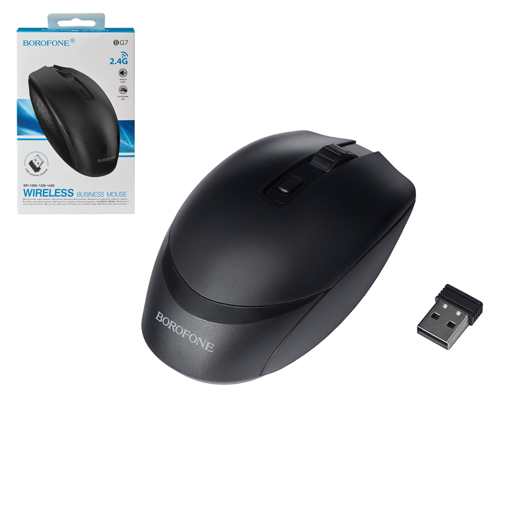 ����� ���������� BOROFONE BG7, 1600DPI, 2,4G