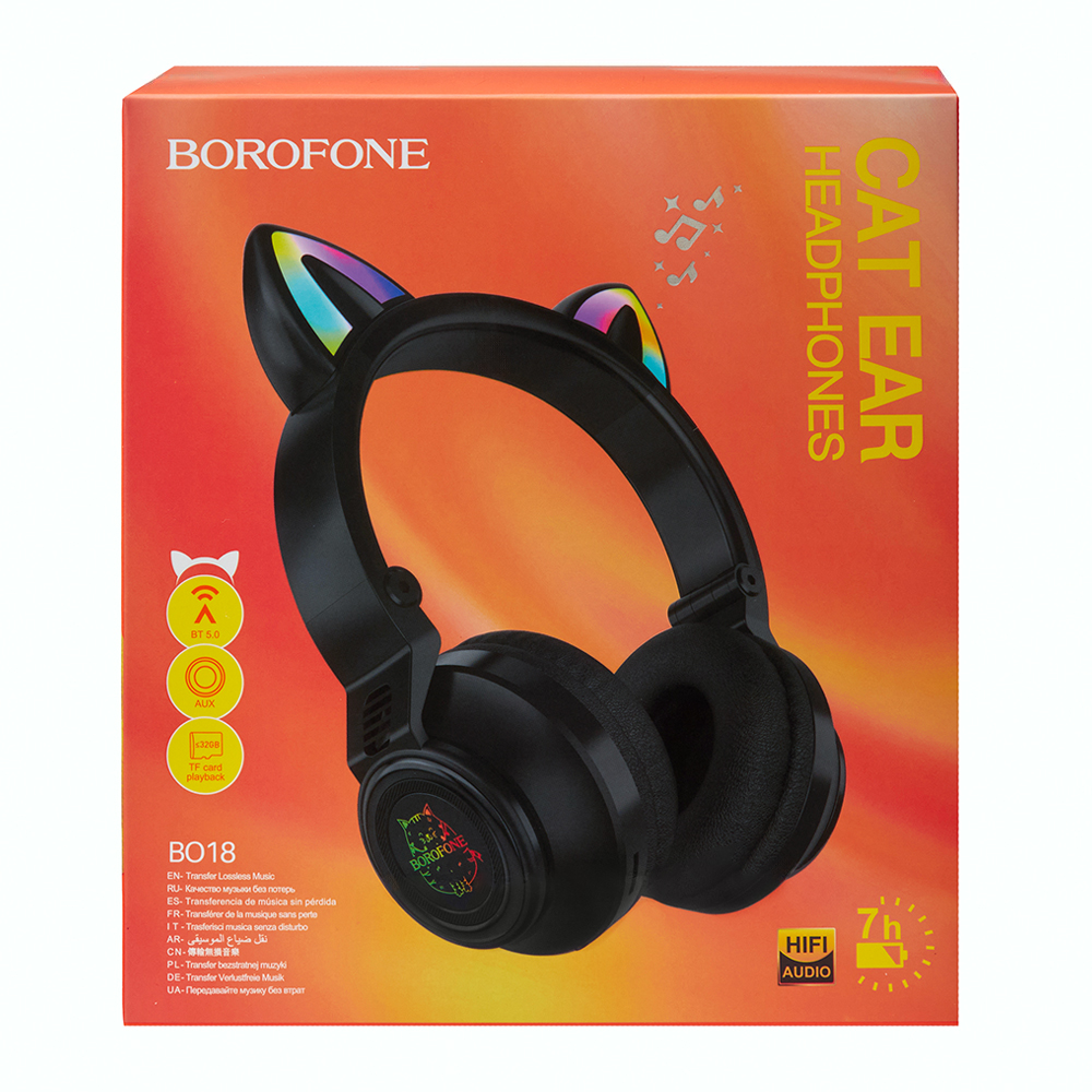��������� ��������� BOROFONE BO18 Cat Black, bluetooth 5.0