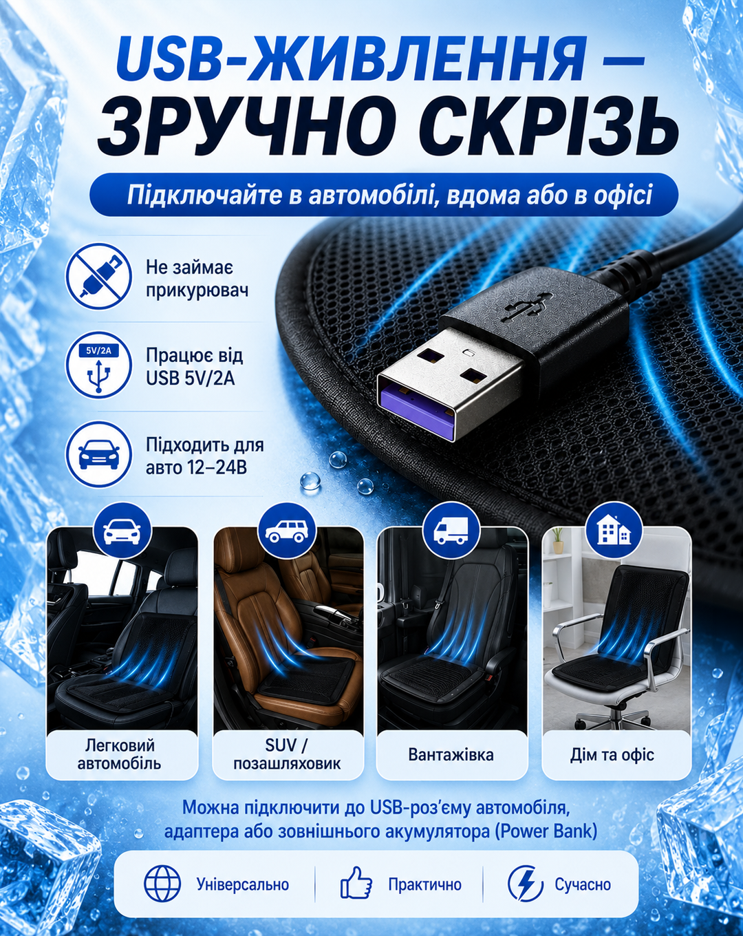 �������������� ������� �� ������ ��������� � 5 ������������� USB