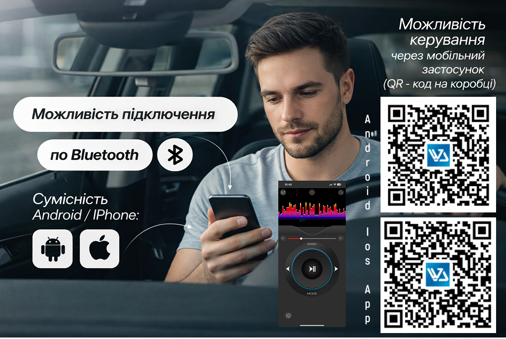 ������������� Pulso-1020111: DSP, ������� LCD-�������, RGB-�������, USB, FM, RCA, ���������� 4?50 ��, Bluetooth.