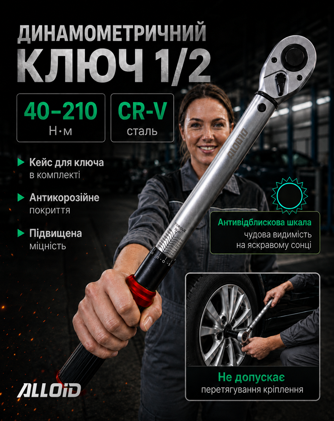 Alloid. ���������������  ���� 1/2"DR 40-210HM