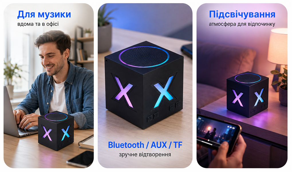 Bluetooth-������� BOROFONE RUBIK CUBE BR101BL